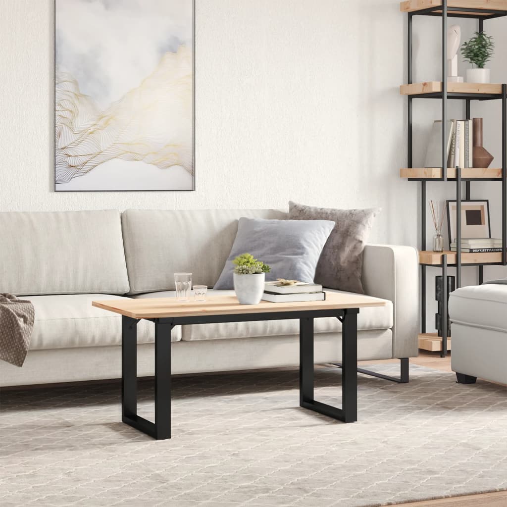vidaXL Couchtischbeine O-Gestell 90x30x43 cm Stahl