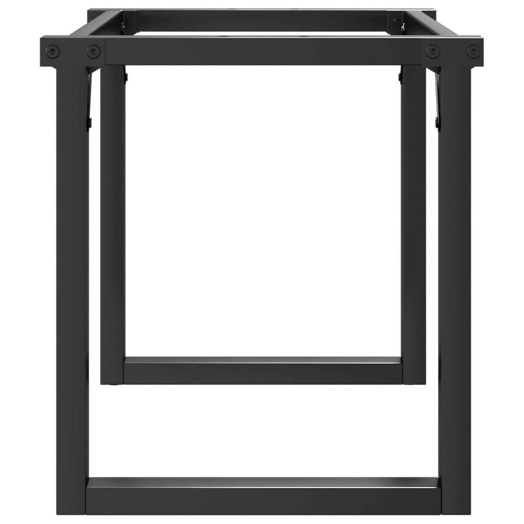 vidaXL Couchtischbeine O-Gestell 90x30x43 cm Stahl