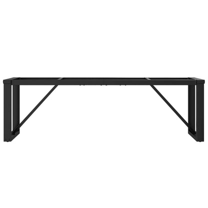 vidaXL Couchtisch-Gestell in O-Form 140x30x43 cm Stahl