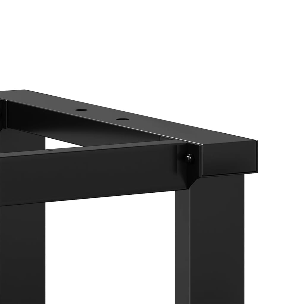 vidaXL Couchtisch-Gestell in O-Form 140x30x43 cm Stahl