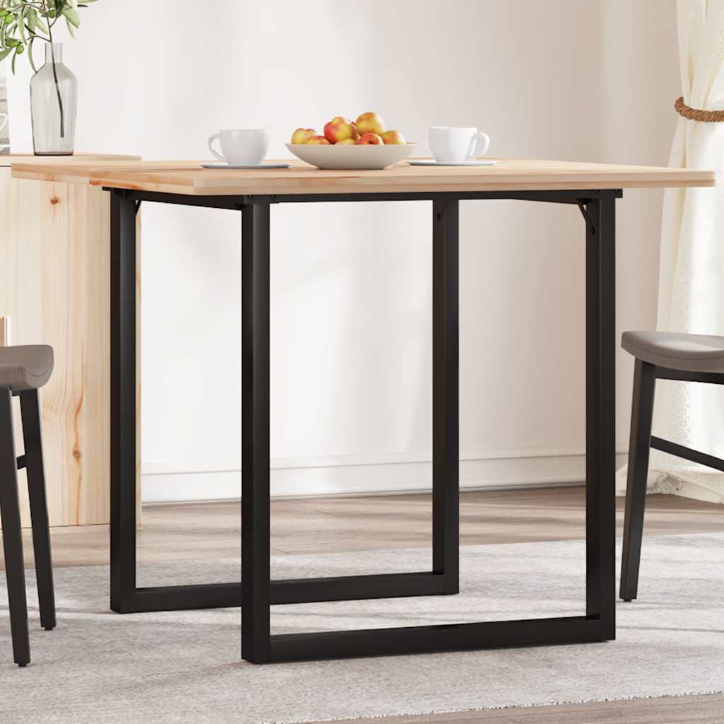 vidaXL Esstisch-Gestell in O-Form 60x60x73 cm Stahl