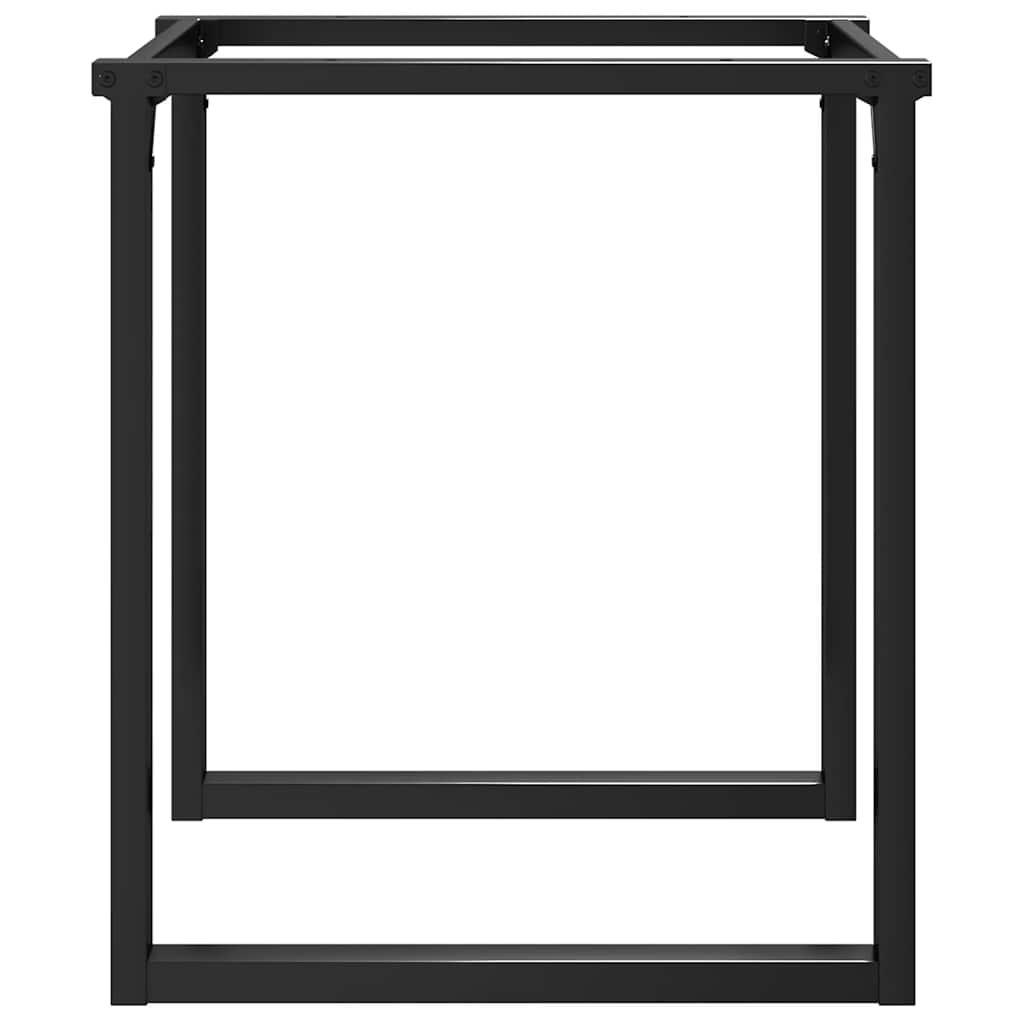 vidaXL Esstisch-Gestell in O-Form 60x60x73 cm Stahl