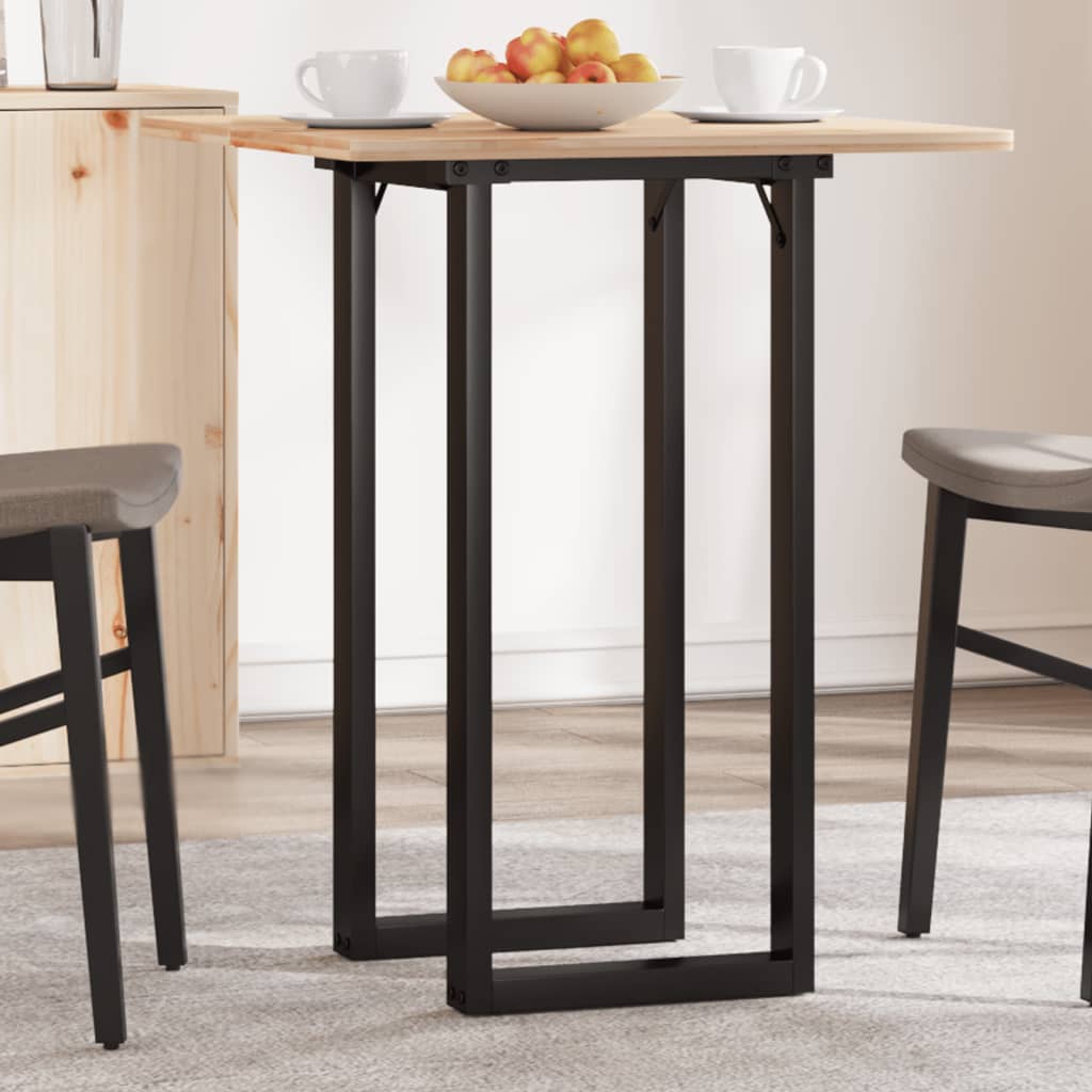 vidaXL Esstisch-Gestell in O-Form 80x40x73 cm Stahl