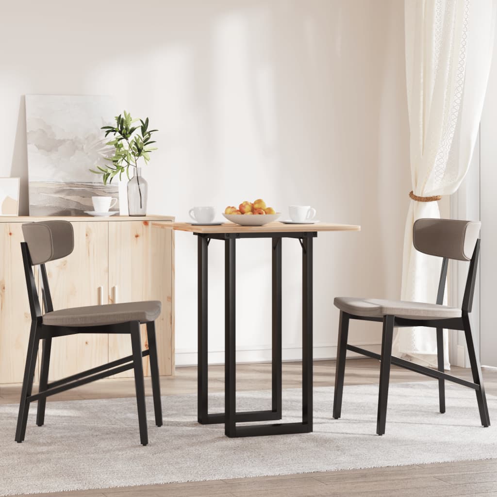 vidaXL Esstisch-Gestell in O-Form 80x40x73 cm Stahl