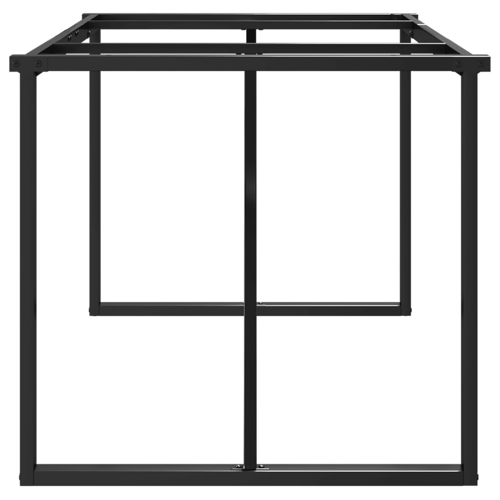 vidaXL Esstisch-Gestell in O-Form 180x80x73 cm Stahl