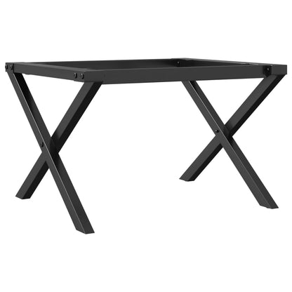 vidaXL Couchtisch-Gestell in X-Form 50x40x38 cm Stahl