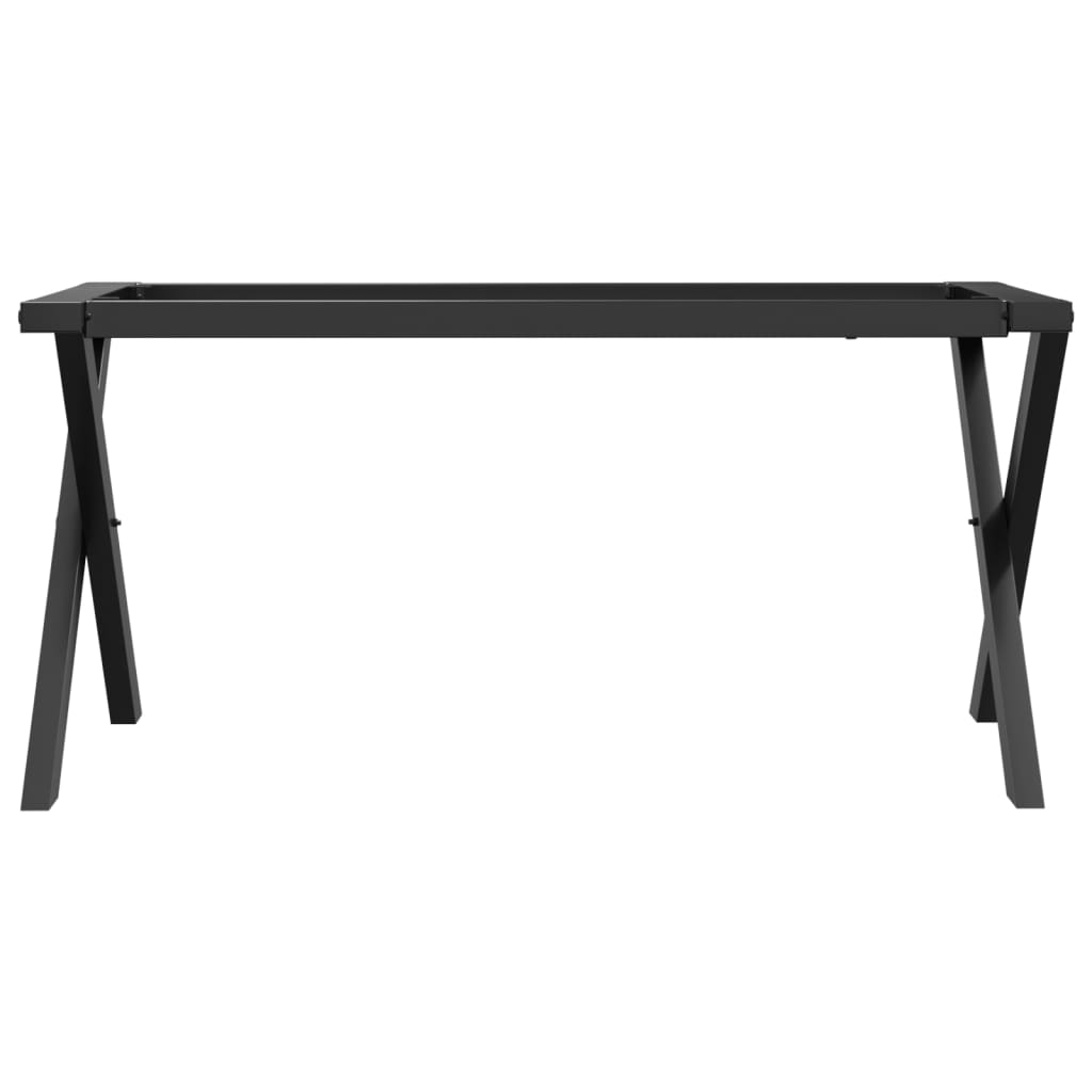 vidaXL Couchtisch-Gestell in X-Form 80x40x43 cm Stahl