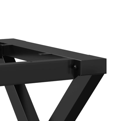 vidaXL Couchtisch-Gestell in X-Form 80x40x43 cm Stahl