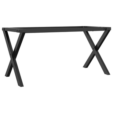 vidaXL Couchtisch-Gestell in X-Form 90x30x43 cm Stahl
