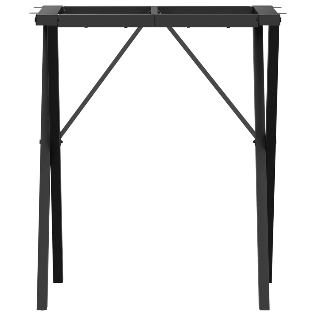 vidaXL Esstisch-Gestell in X-Form 50x40x73 cm Stahl