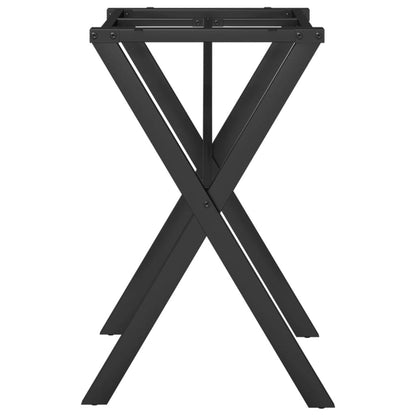 vidaXL Esstisch-Gestell in X-Form 50x40x73 cm Stahl