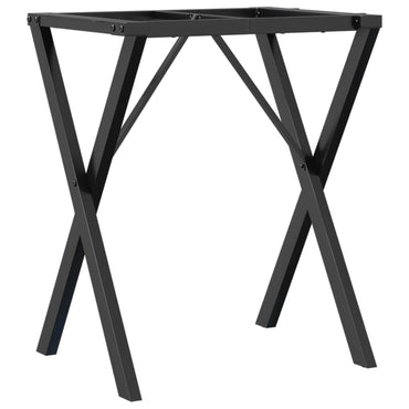 vidaXL Esstisch-Gestell in X-Form 60x40x73 cm Stahl