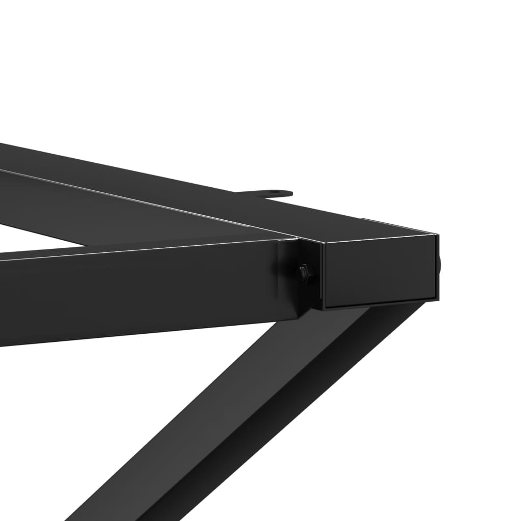 vidaXL Esstisch-Gestell in X-Form 60x40x73 cm Stahl