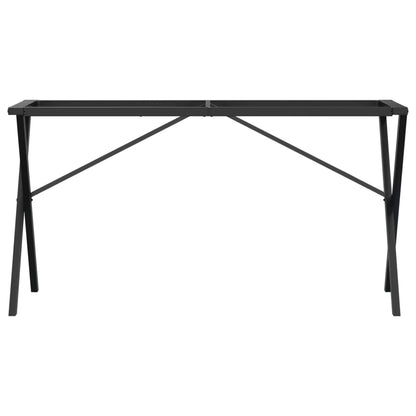 vidaXL Esstisch-Gestell in X-Form 120x60x73 cm Stahl