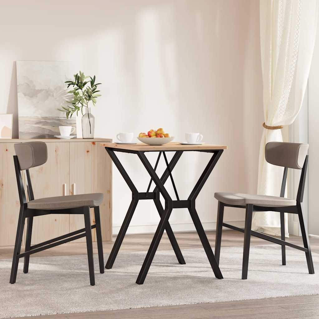 vidaXL Esstisch-Gestell in Y-Form 60x50x73 cm Stahl