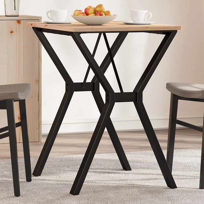 vidaXL Esstisch-Gestell in Y-Form 60x50x73 cm Stahl