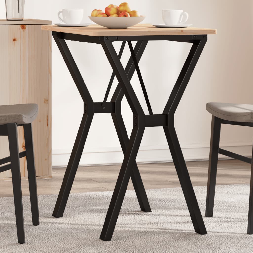 vidaXL Esstisch-Gestell in Y-Form 60x40x73 cm Stahl