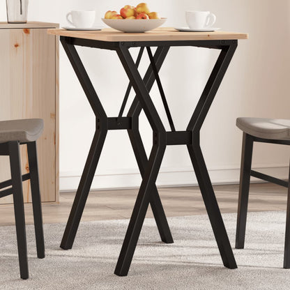 vidaXL Esstisch-Gestell in Y-Form 60x40x73 cm Stahl