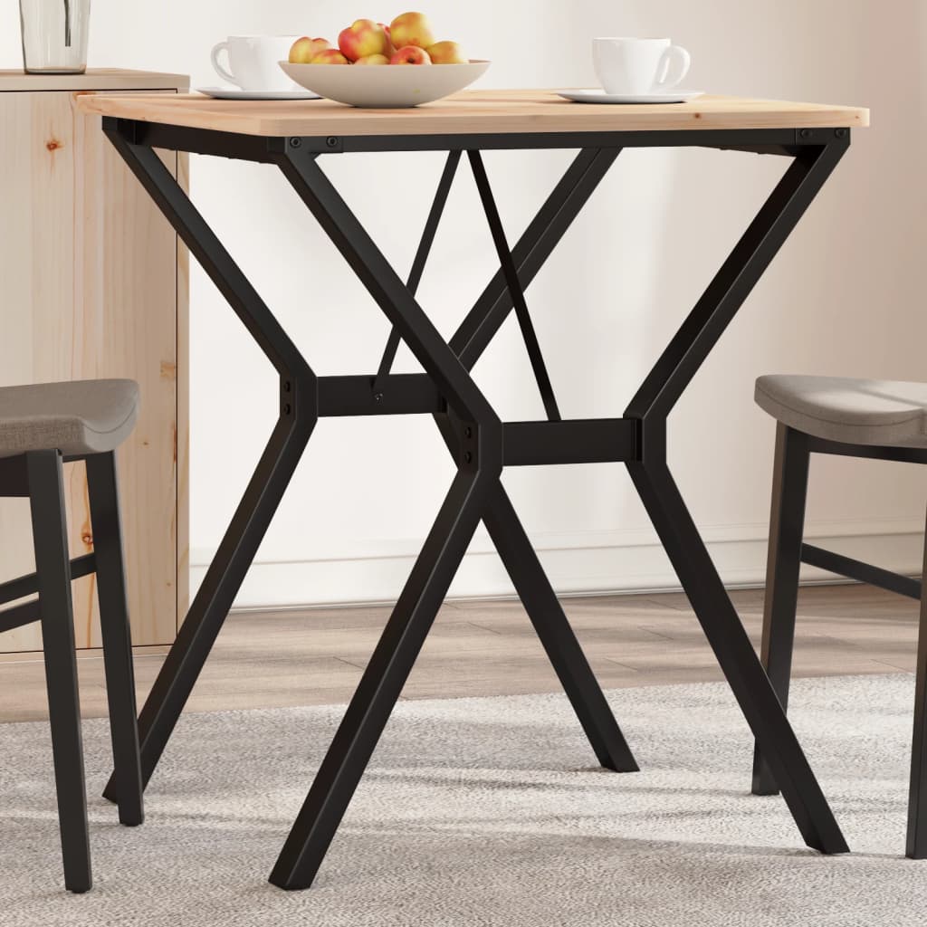 vidaXL Esstisch-Gestell in Y-Form 60x60x73 cm Stahl