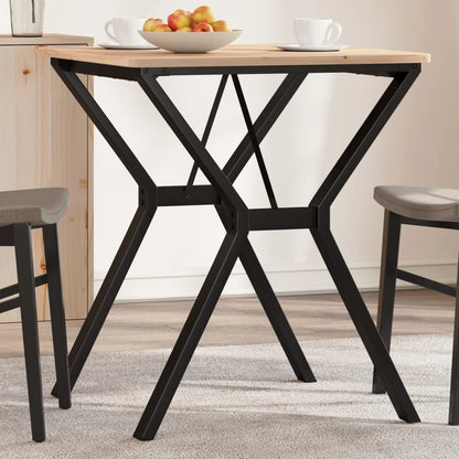 vidaXL Esstisch-Gestell in Y-Form 60x60x73 cm Stahl