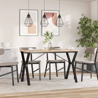vidaXL Esstisch-Gestell in Y-Form 120x60x73 cm Stahl