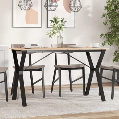 vidaXL Esstisch-Gestell in Y-Form 120x60x73 cm Stahl