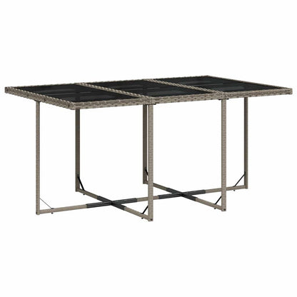 vidaXL Salon de jardin 11 pcs avec coussins résine tressée gris