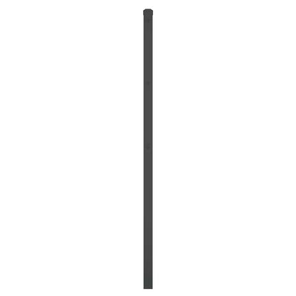 vidaXL Kopfteil Metall Schwarz 90 cm