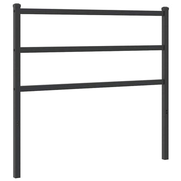 vidaXL Ersatz-Kopfteil Metall Schwarz 100 cm