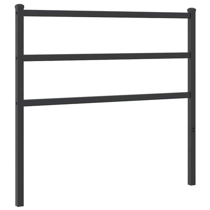 vidaXL Ersatz-Kopfteil Metall Schwarz 100 cm