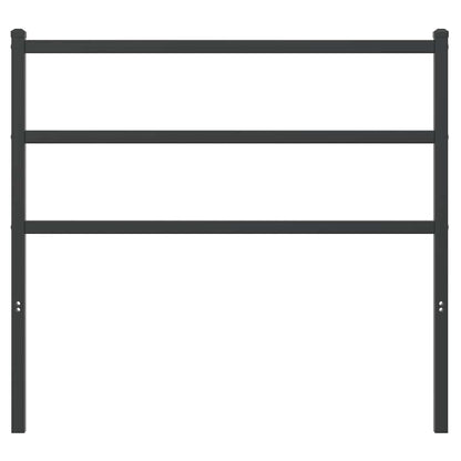 vidaXL Ersatz-Kopfteil Metall Schwarz 100 cm