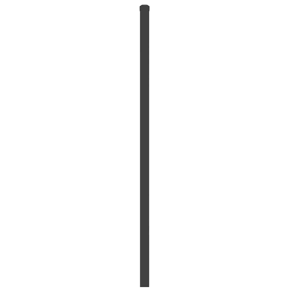 vidaXL Ersatz-Kopfteil Metall Schwarz 100 cm