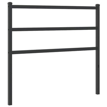 vidaXL Ersatz-Kopfteil Metall Schwarz 107 cm