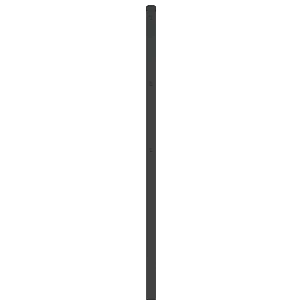 vidaXL Ersatz-Kopfteil Metall Schwarz 107 cm