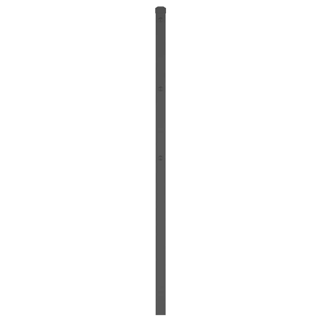 vidaXL Ersatz-Kopfteil Metall Schwarz 200 cm