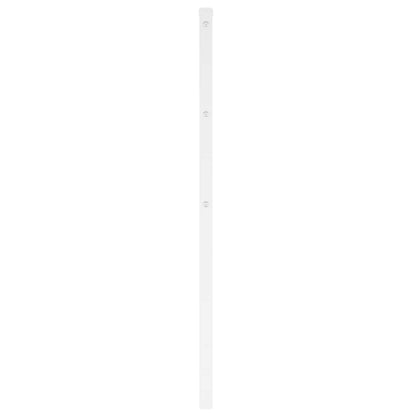 vidaXL Ersatz-Kopfteil Metall Weiß 107 cm