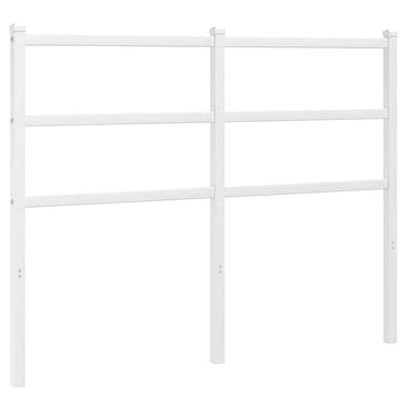 vidaXL Ersatz-Kopfteil Metall Weiß 120 cm