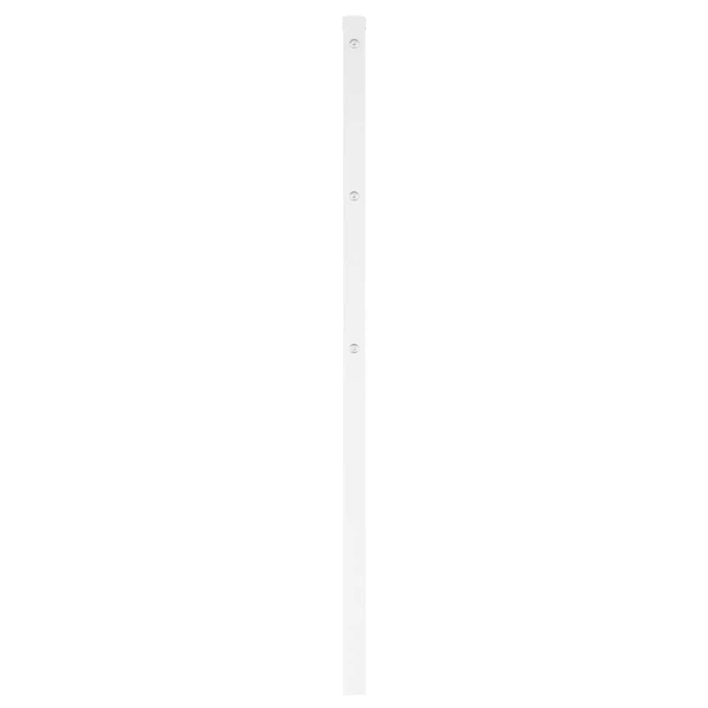 vidaXL Ersatz-Kopfteil Metall Weiß 120 cm