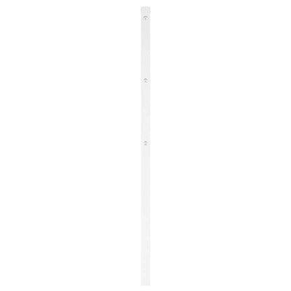 vidaXL Ersatz-Kopfteil Metall Weiß 120 cm
