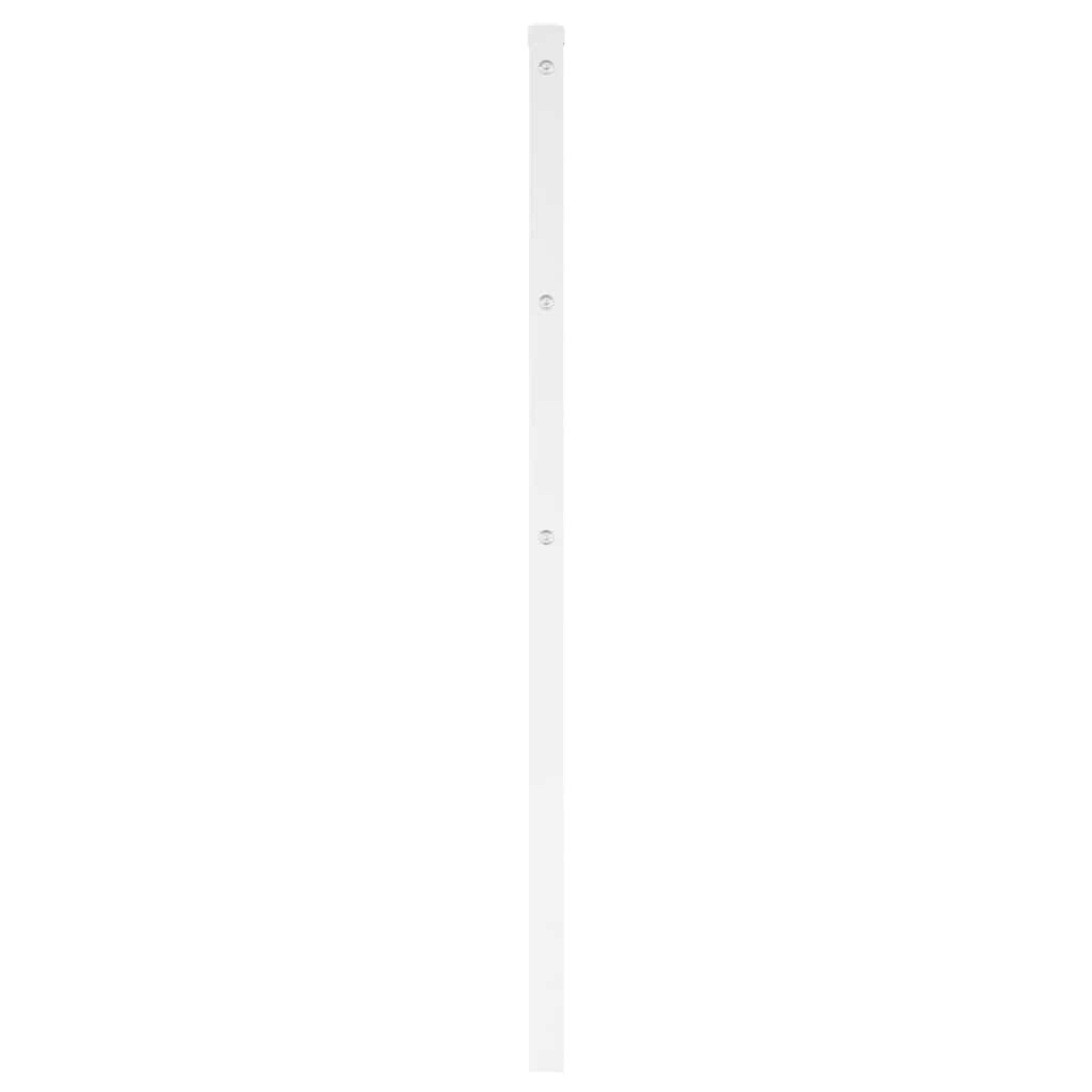 vidaXL Ersatz-Kopfteil Metall Weiß 150 cm