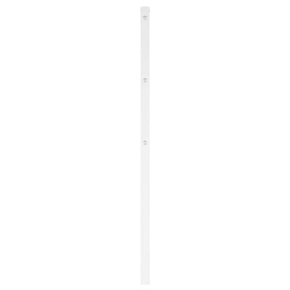 vidaXL Ersatz-Kopfteil Metall Weiß 160 cm