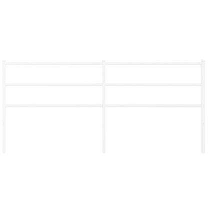 Ersatz-Kopfteil Metall Weiß 180 cm