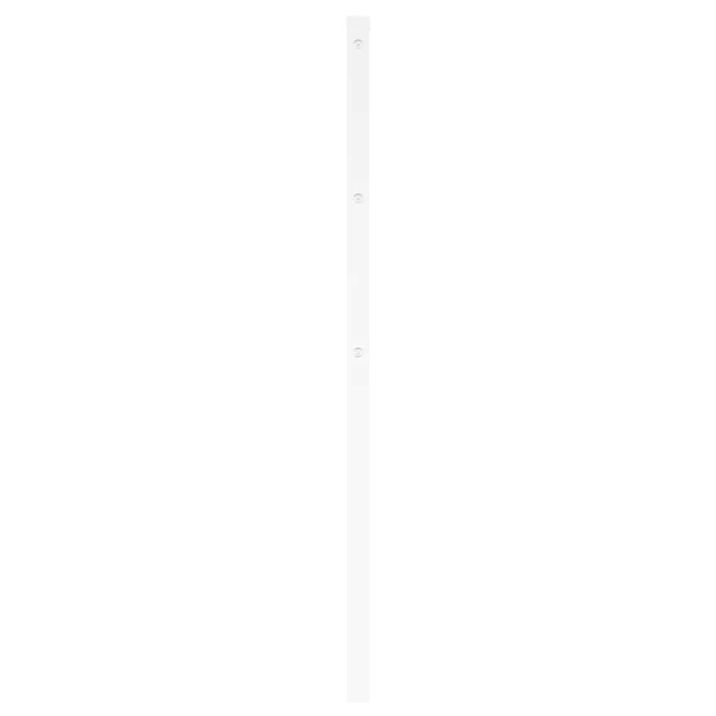 vidaXL Ersatz-Kopfteil Metall Weiß 180 cm