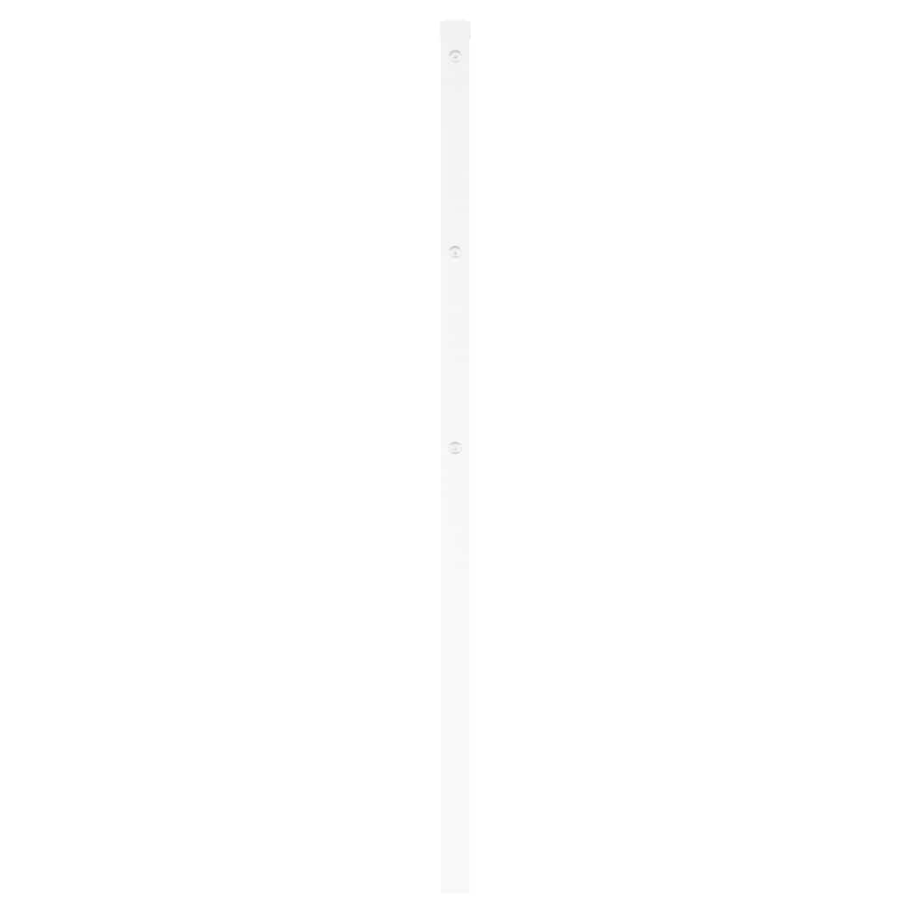 vidaXL Ersatz-Kopfteil Metall Weiß 193 cm