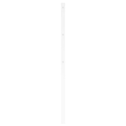vidaXL Ersatz-Kopfteil Metall Weiß 193 cm