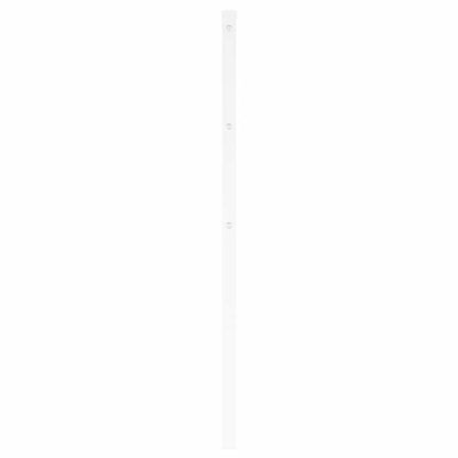 vidaXL Ersatz-Kopfteil Metall Weiß 200 cm