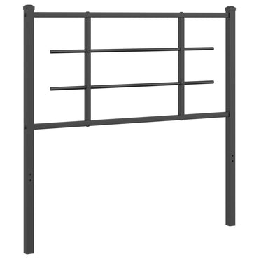vidaXL Ersatz-Kopfteil Metall Schwarz 100 cm