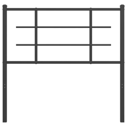 vidaXL Ersatz-Kopfteil Metall Schwarz 100 cm