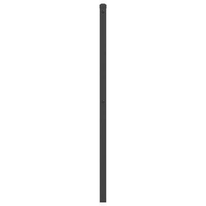 vidaXL Ersatz-Kopfteil Metall Schwarz 100 cm