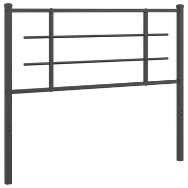 vidaXL Ersatz-Kopfteil Metall Schwarz 107 cm